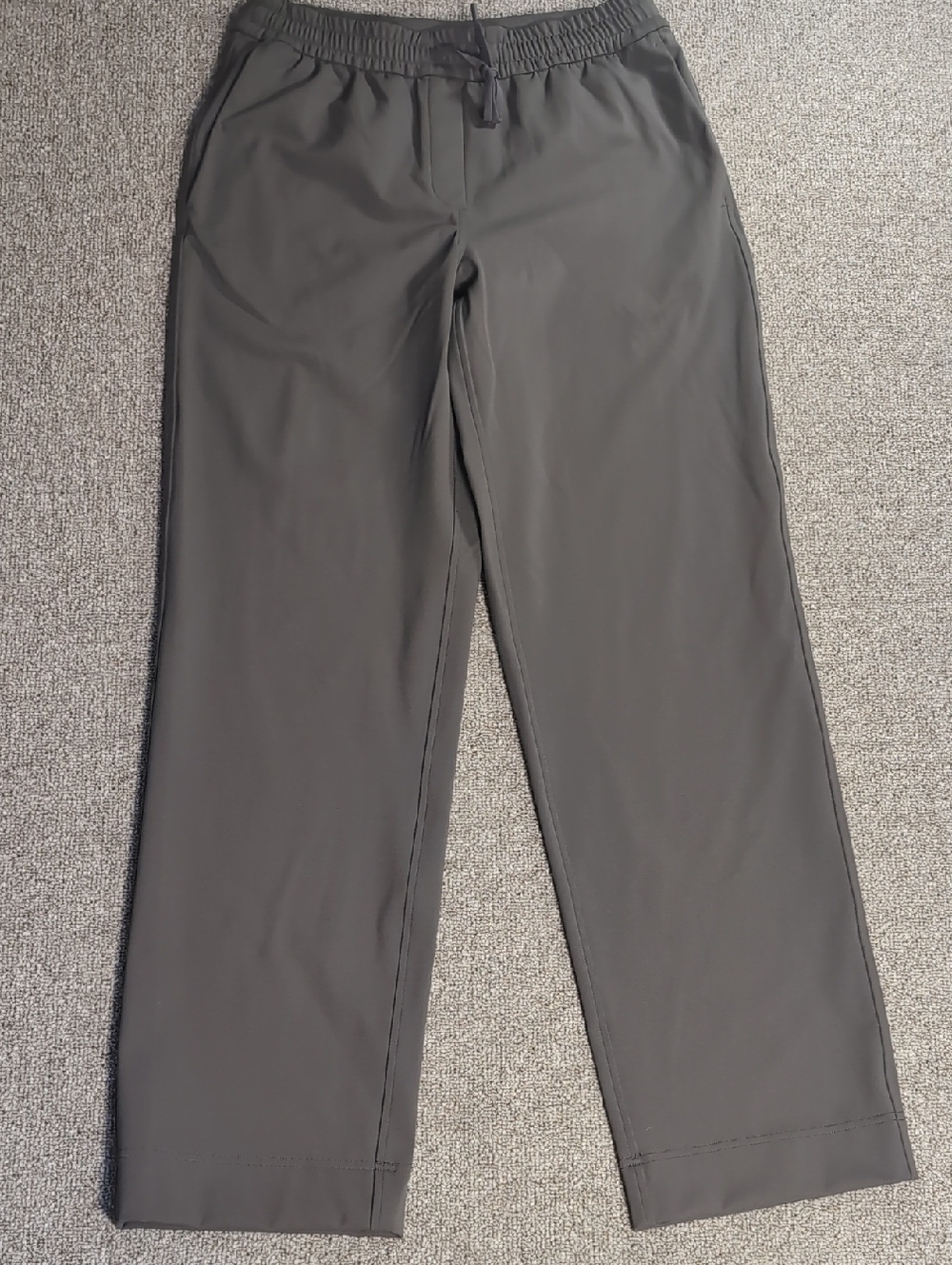 Lululemon Straight-Leg Mid-Rise Pant Luxtreme Graphite Grey Size Small x 31" - Picture 5 of 13